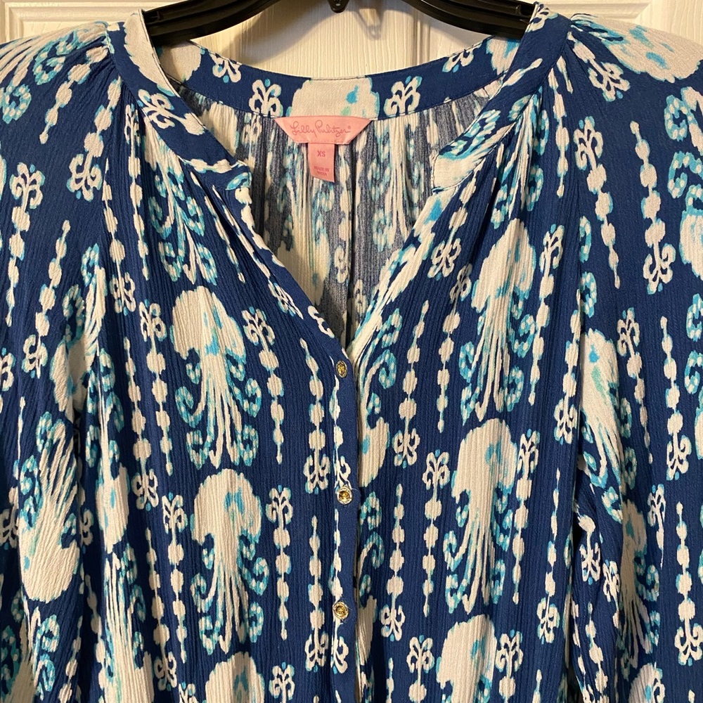 Lilly Pulitzer Blue Jellyfish Romper